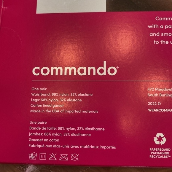 NWT Commando The Essential Sheer Medium Nude Control Tights - Picture 8 of 9